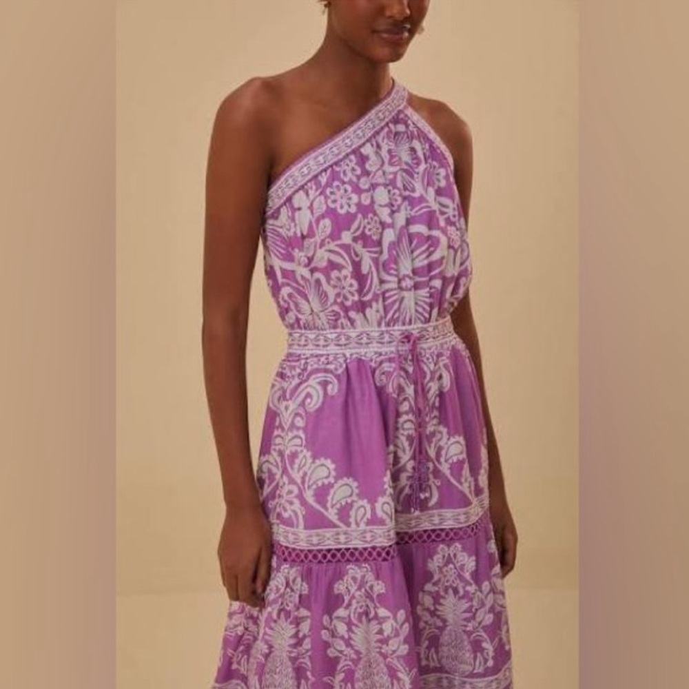 FARM Rio Sweet Garden Lilac Maxi Dress - Picture 4 of 10
